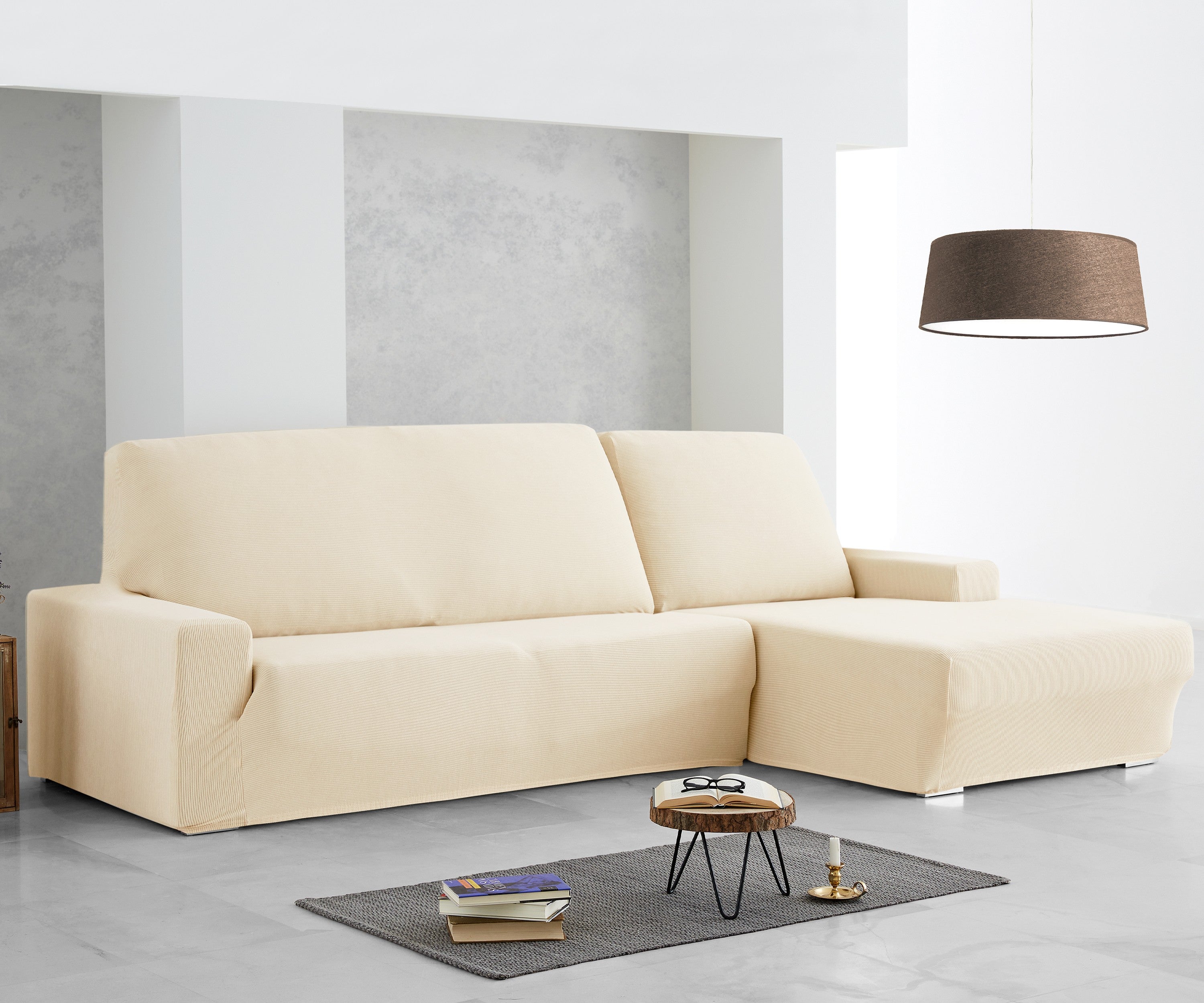 funda sofa elastica con estampado funda sofa chaise lounge 1/2/3/4 plazas  en forma
