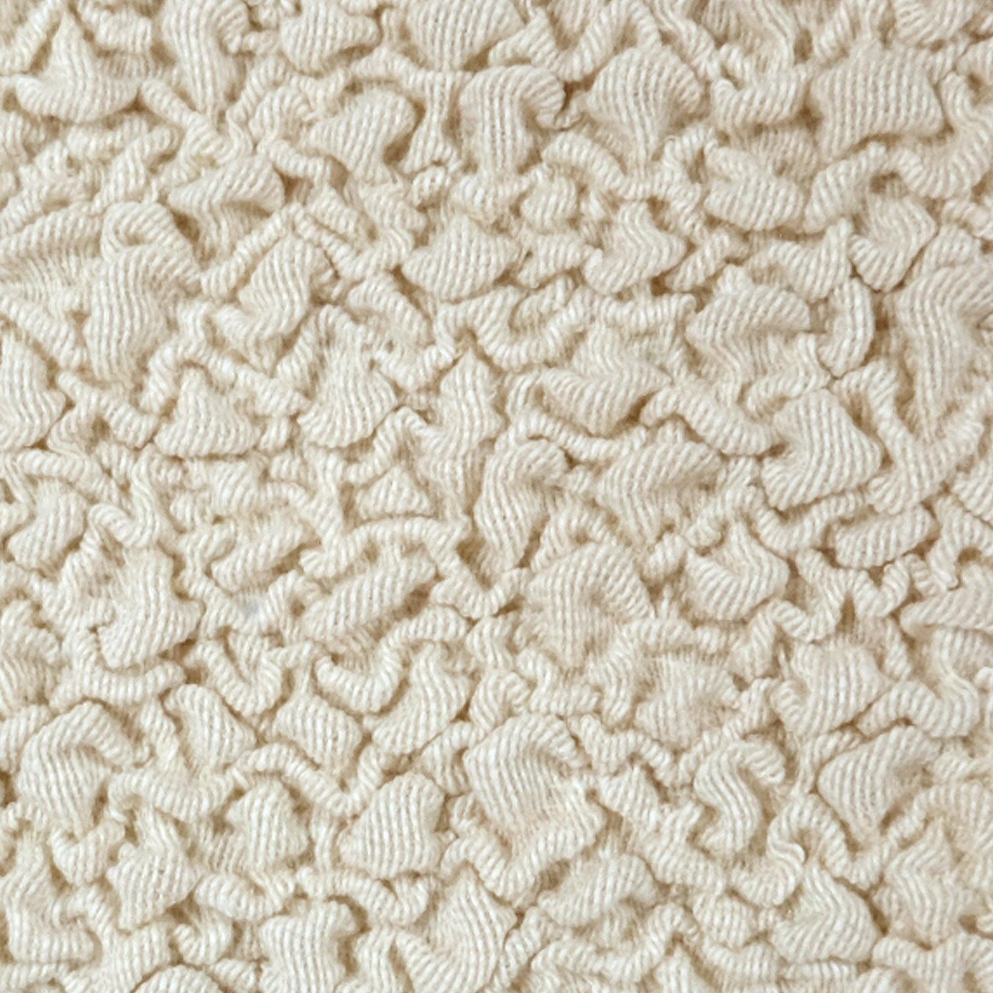 Funda Sofá Rinconera Bielástica Modelo Roc 3+2 Marfil Tejido - Eiffel Textile