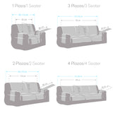 Protector Cubre Sofá Acolchado Antideslizante Atenea Rombos