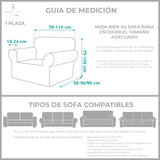 Funda de Sillón Elástica Milan 1 Plaza ( 70 - 115 cm)