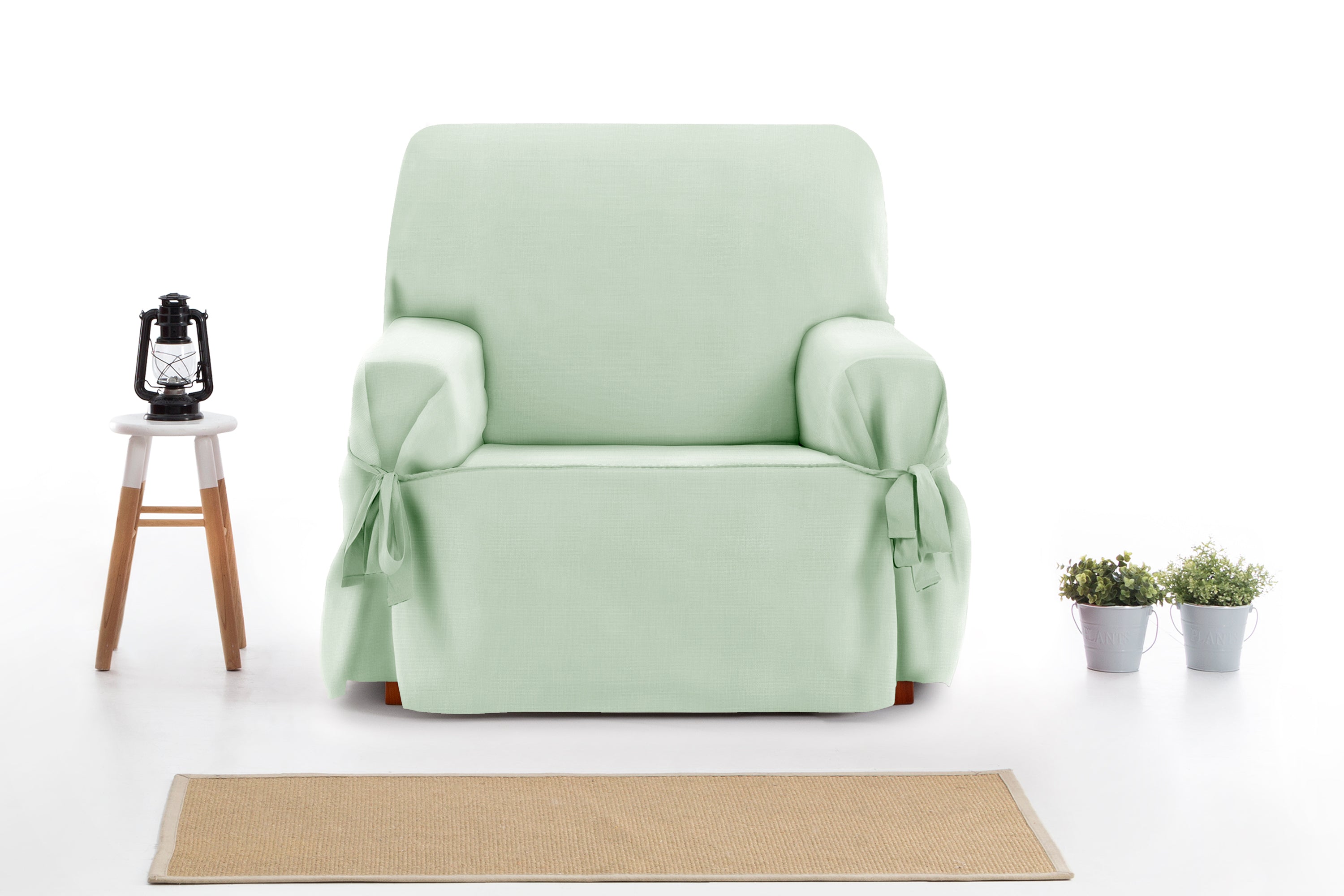 Protector Cubre Sillon Funda Lazos Royale Verde - Eiffel Textile