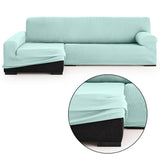 Funda Sofá Chaise Longue Elástica 1 Pieza Rústica Brazo Largo