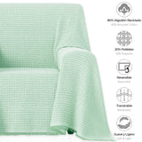 Vipalia Pack 2 Unidades Plaid Multiusos Modelo Nido de Abeja. Colcha Manta Sofa o Cama