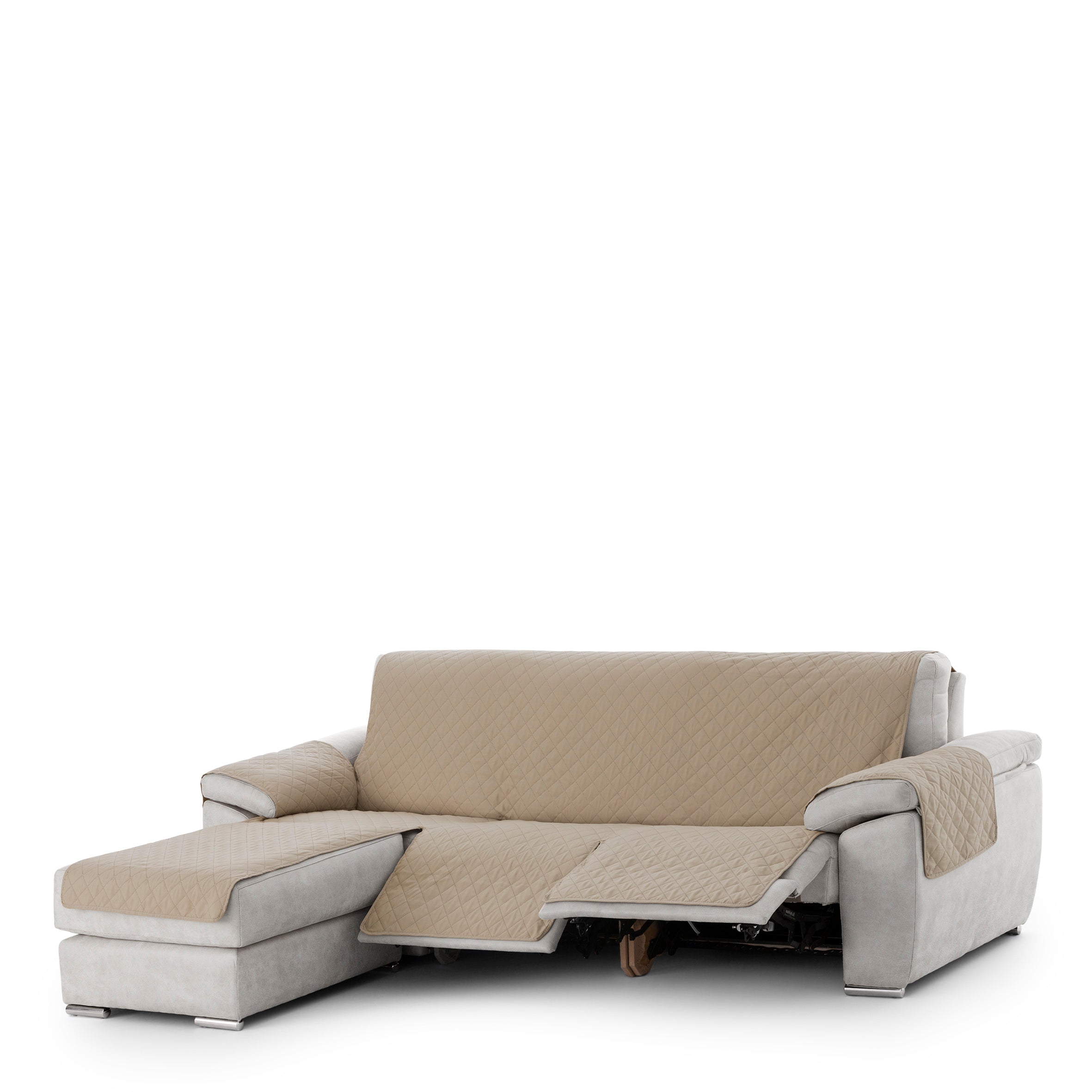 Cubre Sofá Chaise Longue Relax Reclinable Acolchado Luna Rombos