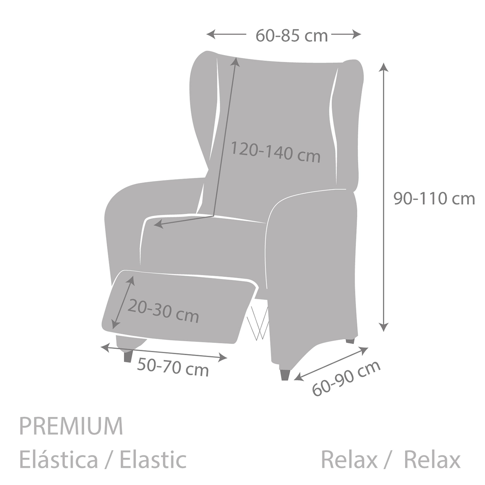 Funda Sillón Relax Bielástica Roc