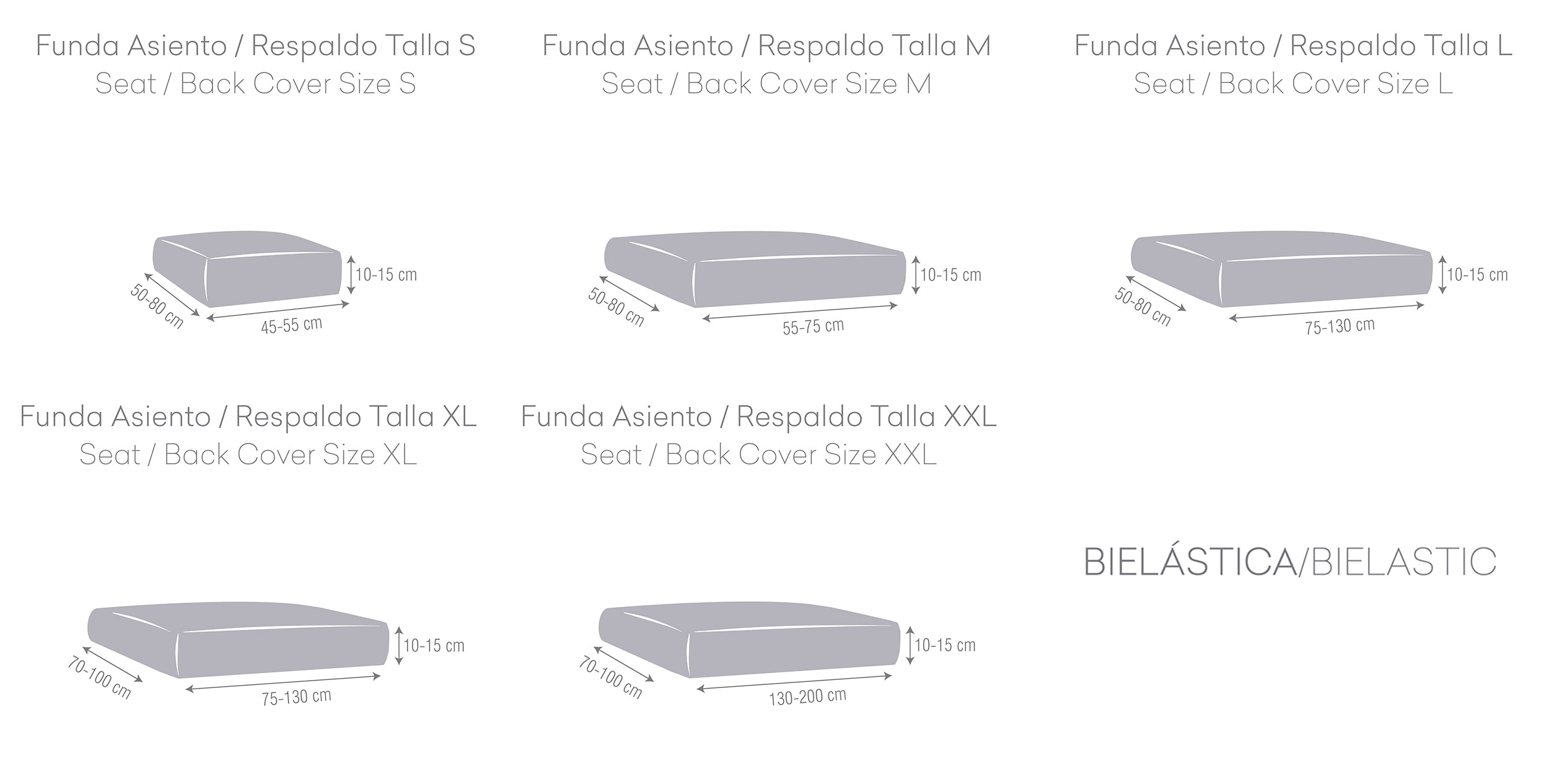 Funda Asientos / Respaldos Bielástica Bronx