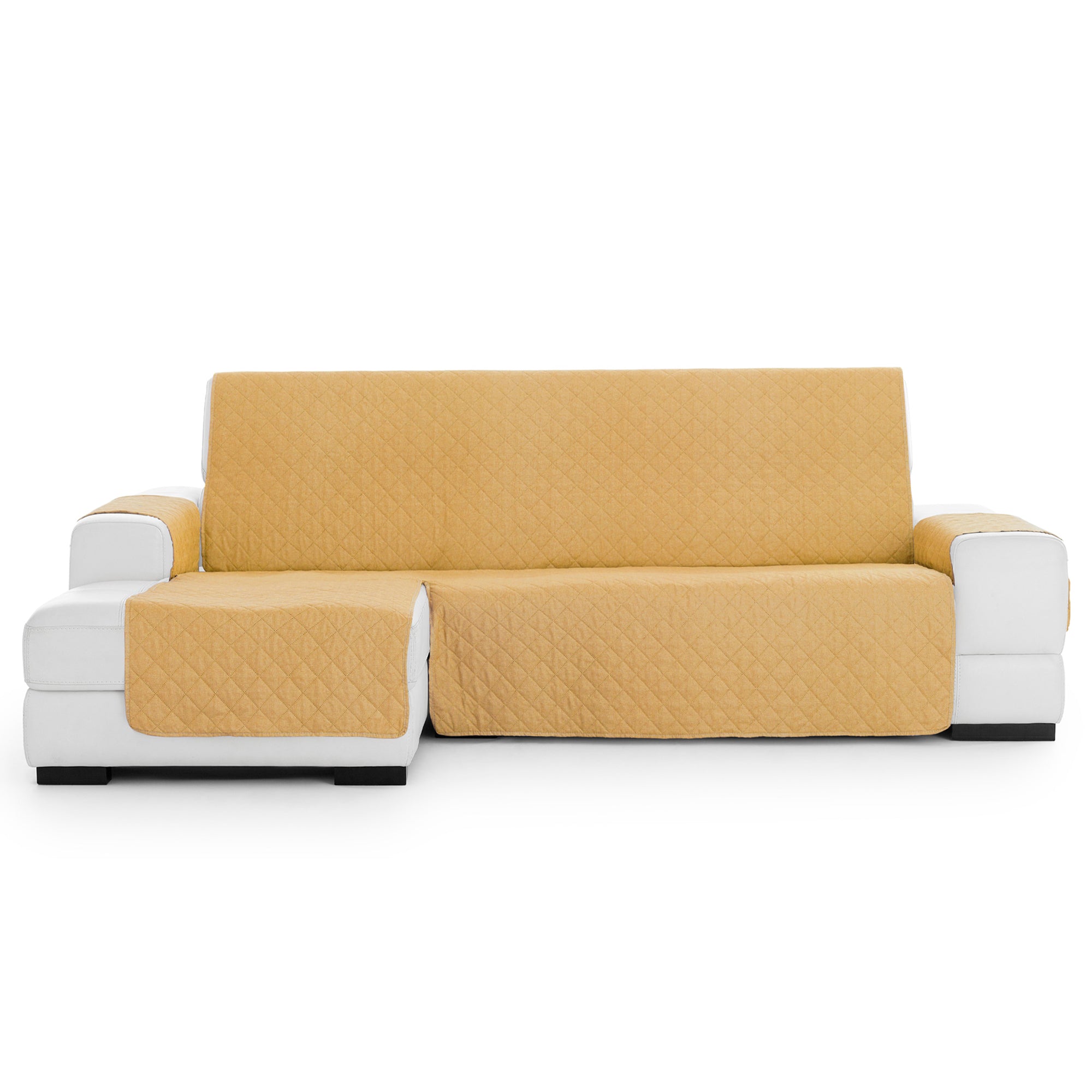 Protector Cubre Sofá Chaise Longue Acolchado Antideslizante Atenea Rombos