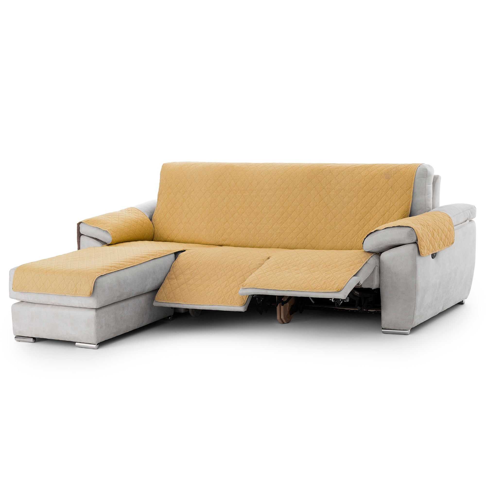 Cubre Sofá Chaise Longue Relax Reclinable Acolchado Antideslizante Atenea Rombos