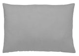 Naturals Funda de Almohada Algodón Lisa 110 cm Gris - Eiffel Textile