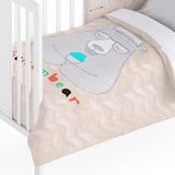 Frikids Funda Nordica + Funda Almohada Cuna Beige Heisembear. - Eiffel Textile