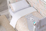 Frikids Funda Nordica + Funda Almohada Cuna Beige Heisembear. - Eiffel Textile