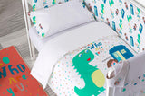 Frikids Funda Nordica + Funda Almohada Cuna Blanco Who Are You. - Eiffel Textile