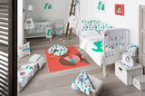 Frikids Funda Nordica + Funda Almohada Cuna Blanco Who Are You. - Eiffel Textile