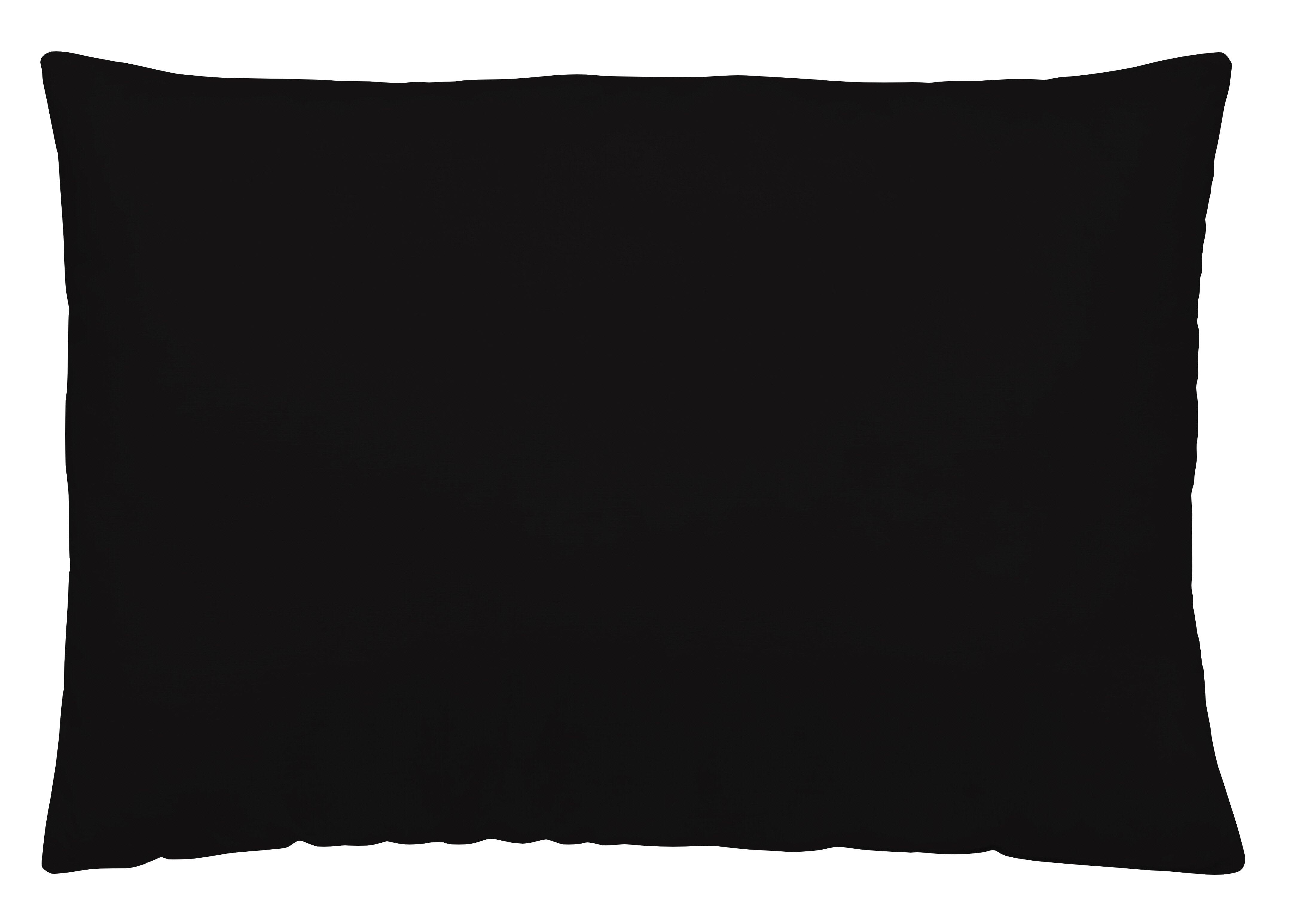 Naturals Funda de Almohada Algodón Lisa 110 cm Negro - Eiffel Textile