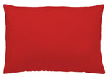 Naturals Funda de Almohada Algodón Lisa 110 cm Rojo - Eiffel Textile