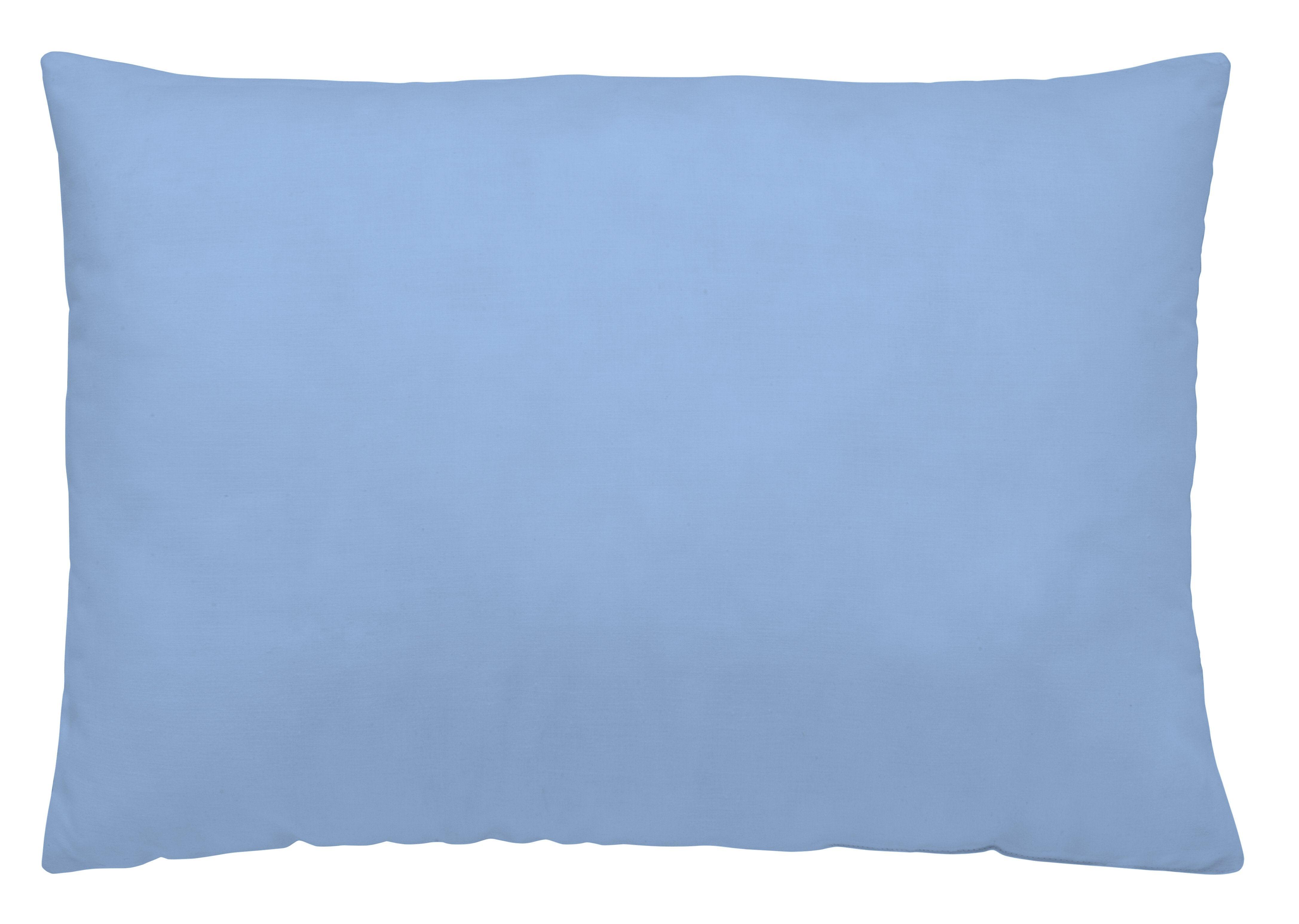 Naturals Funda de Almohada Algodón Lisa 90 cm Azul Claro - Eiffel Textile
