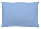 Naturals Funda de Almohada Algodón Lisa 110 cm Azul Claro - Eiffel Textile