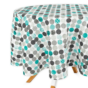 Vipalia Mantel Redondo Resinado Antimanchas Confeti - Eiffel Textile
