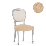 Funda de Silla Elástica Beige Pack 2 Unidades Modelo Troya (40-50 cm)