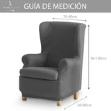 Funda de Sillón Orejero Elástica Rústica ( 70 - 90 cm) - Eiffel Textile