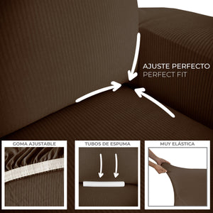 Funda sofá elástica Rustica Dore | Almacenes Clarita Venta de textil del  hogar