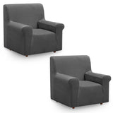 Pack de Fundas de Sillón Bielástica Velvet Set 1+1 Plazas