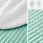 Plaid Multiusos Manta Polar Gofrada + Borrego - Eiffel Textile