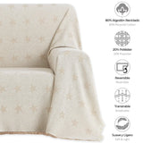 Vipalia Pack 2 Unidades Plaid Multiusos Modelo Estrellas. Colcha Manta Sofa o Cama - Eiffel Textile