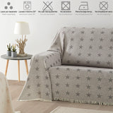 Vipalia Plaid Multiusos Modelo Estrellas. Colcha Manta Sofa o Cama - Eiffel Textile