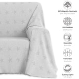 Vipalia Pack 2 Unidades Plaid Multiusos Modelo Estrellas. Colcha Manta Sofa o Cama - Eiffel Textile