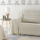 Vipalia Pack 2 Unidades Plaid Multiusos Modelo Rayas. Colcha Manta Sofa o Cama - Eiffel Textile