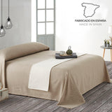 Vipalia Pack 2 Unidades Plaid Multiusos Modelo Liso. Colcha Manta Sofa o Cama - Eiffel Textile