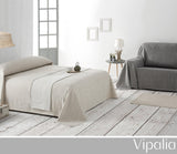 Vipalia Pack 2 Unidades Plaid Multiusos Modelo Trama. Colcha Manta Sofa o Cama - Eiffel Textile