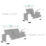 Pack Cubre Sofá Modelo Royale 1+4 Plazas - Eiffel Textile