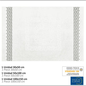 Juego de Toallas de Tocador, Lavabo y Sábana. 500 gr. Cesar - Eiffel Textile