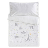 Funda Nordica Cuna + Funda Almohada. Francia - Eiffel Textile