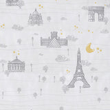 Funda Nordica Cuna + Funda Almohada. Francia - Eiffel Textile