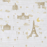 Funda Nordica Cuna + Funda Almohada. Francia - Eiffel Textile