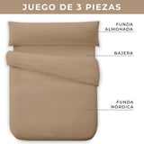 Juego Funda Nordica + Funda Almohada + Bajera - Eiffel Textile