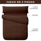 Juego Funda Nordica + Funda Almohada + Bajera - Eiffel Textile