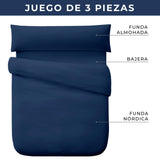 Juego Funda Nordica + Funda Almohada + Bajera - Eiffel Textile