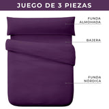 Juego Funda Nordica + Funda Almohada + Bajera - Eiffel Textile