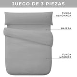 Juego Funda Nordica + Funda Almohada + Bajera - Eiffel Textile