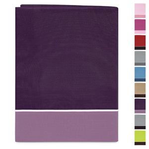 Juego de Sabanas Liso Bicolor 100% Poliester - Eiffel Textile