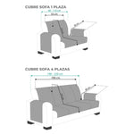 Pack Cubre Sofá Modelo Brisa 1+4 Plazas - Eiffel Textile