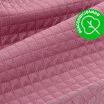 Colcha Bouti Lisa Acolchada Reversible Rombos Cama 90 cm Rosa (REACONDICIONADO A+) - Eiffel Textile