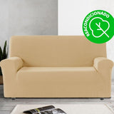 Funda De Sofa Elástica Rennes 3 Plazas Beige (REACONDICIONADO A+) - Eiffel Textile