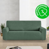 Funda Sofa Rustica 3 Plazas ( 180 - 240 cm ) Verde (REACONDICIONADO A+) - Eiffel Textile